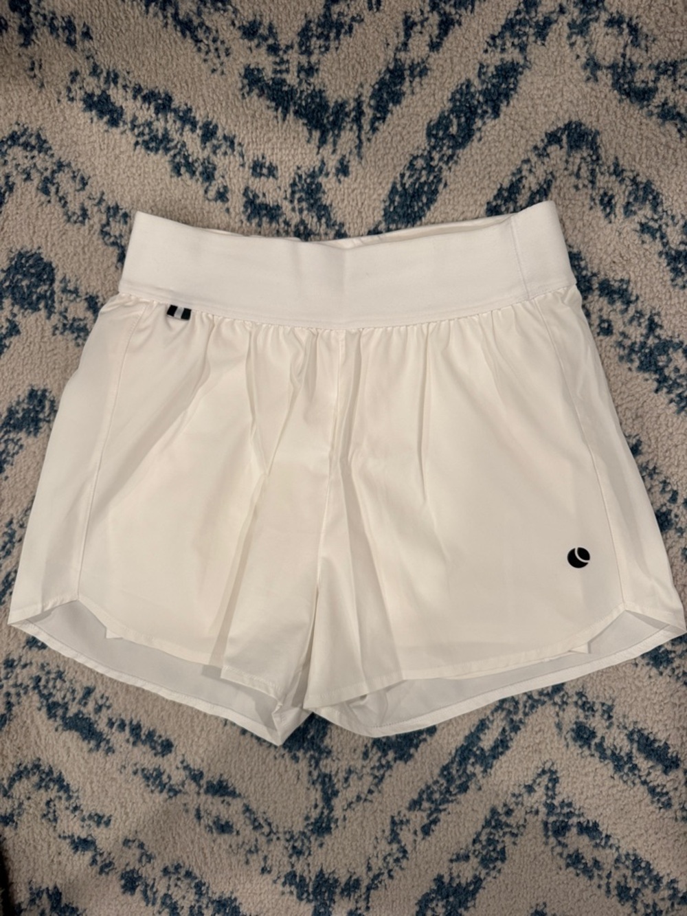 BJORN BORG Women’s White Athletic Shorts with High Waist